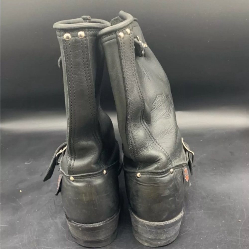 Harley Davidson leather motorcycle boots - Picture 3 of 10